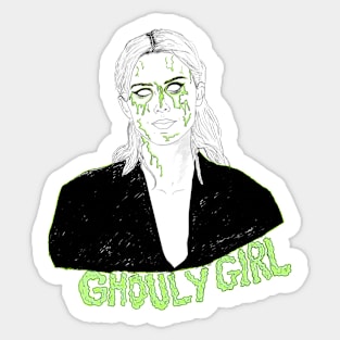 Ghouly Girl Sticker